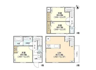 東京都世田谷区玉堤1【一戸建】の間取り
