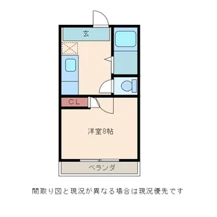 愛知県高浜市春日町3【アパート】の間取り