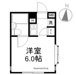 東京都品川区北品川2【マンション】の間取り