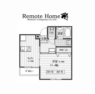 (仮称)太秦辻ケ本町マンション【3階】の間取り