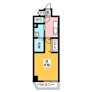 ルネサンスコート押上【2階】の間取り