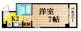 クリエーション中広【4階】の間取り