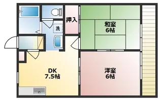 ビクトワールA棟【1階】の間取り