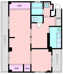 ドルメン大山【2階】の間取り