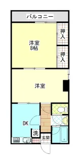 緑荘【3階】の間取り