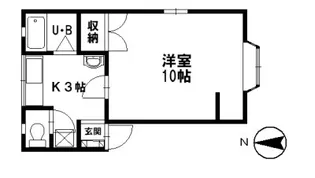 マーセルラフォーレキャピタルA棟【2階】の間取り