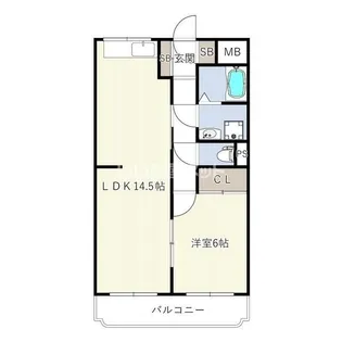 フェリス上柴【1階】の間取り