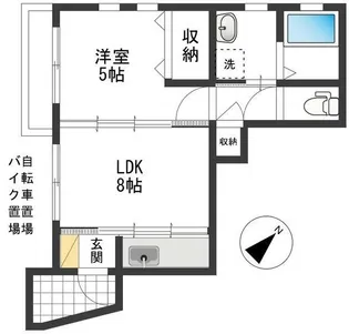 シルバーグレイス【1階】の間取り