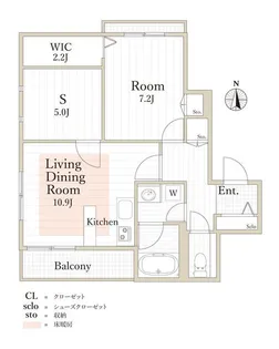 カーサベルーデ【4階】の間取り