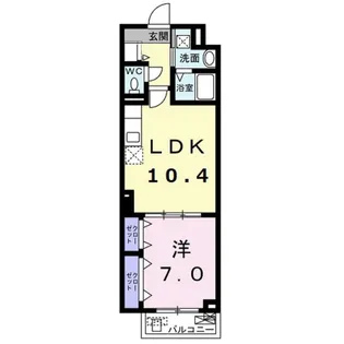 シエラ クレスト【3階】の間取り