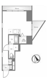 東京都品川区西五反田5【マンション】の間取り