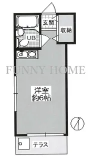 ハイツ石井【1階】の間取り