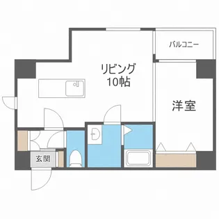 北海道札幌市中央区南四条西20【マンション】の間取り