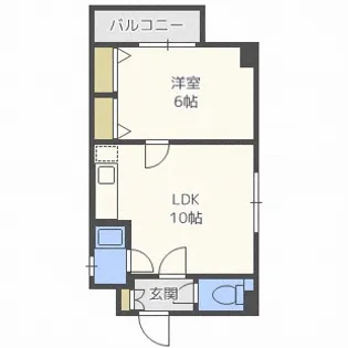 北海道札幌市中央区北十条西19【マンション】の間取り