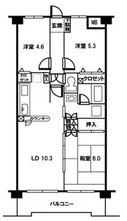 リファインド レリシュ【3階】の間取り
