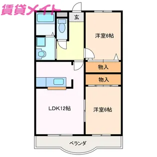 ファミーユレイ【3階】の間取り