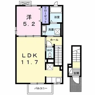 フェリーチェ【2階】の間取り