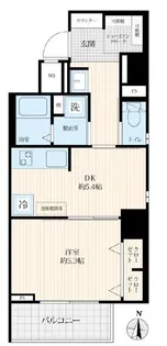 東急ドエルアルス根津【9階】の間取り