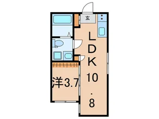 リベラ上平間【3階】の間取り