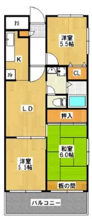 カーサシンフォニア【6階】の間取り