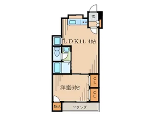 フローリッシュI・II【1階】の間取り
