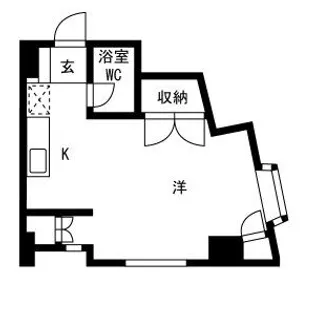 ベルソーレ北目町【3階】の間取り