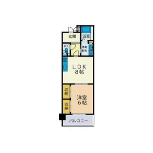 アロスフロール【4階】の間取り