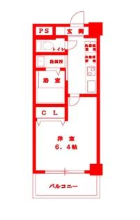 アザリー武蔵小杉【4階】の間取り