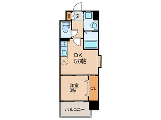 福岡県筑紫野市二日市中央1【マンション】の間取り