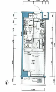 THE PREMIUM CUBE G 潮見【6階】の間取り