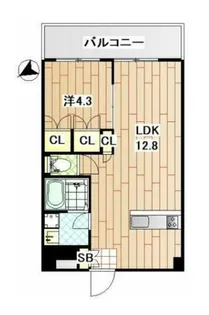 新山下三番館【2階】の間取り