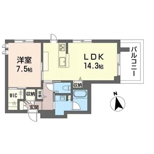 シエル モンティ【3階】の間取り