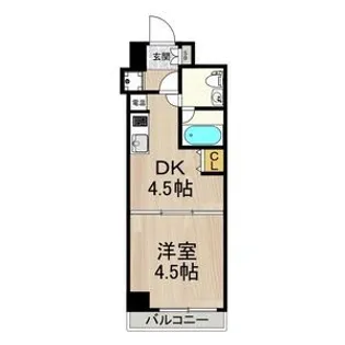 インプルーブ三宮イースト【4階】の間取り