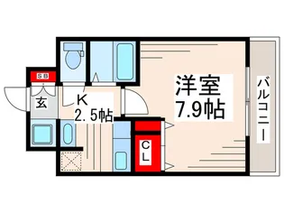 第9コーポマキ【6階】の間取り