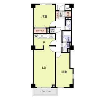 南品川ロイアルハイツ【3階】の間取り