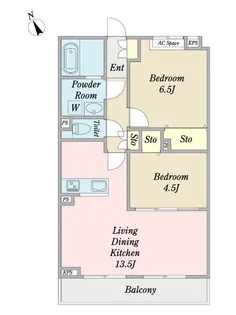 Pian piano あざみ野【3階】の間取り