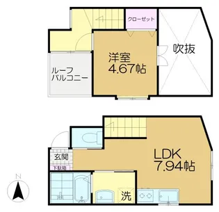 ラ・ステッラ【2階】の間取り