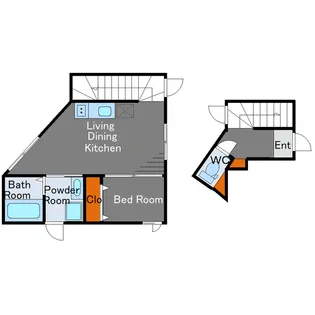 Meguro Senzoku U【3階】の間取り