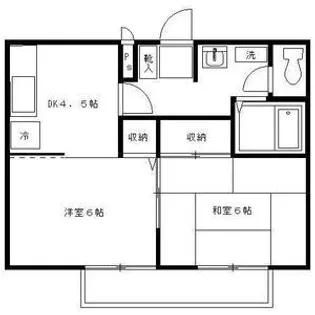 サンガーデンイママン C【2階】の間取り