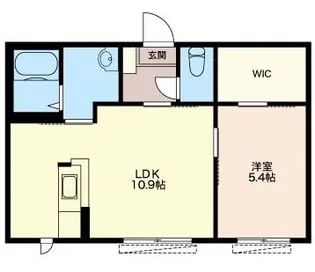 サンライフヴィラ本宮【1階】の間取り