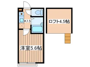 パ-クサイド鹿沼【2階】の間取り