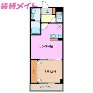 umi no mori【2階】の間取り