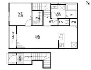 リーブルファイン則武II【2階】の間取り