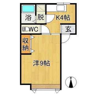 城南SKハイツ【1階】の間取り