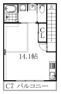 The Orchard Yahata C棟【2階】の間取り