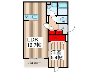 Grace K II【1階】の間取り