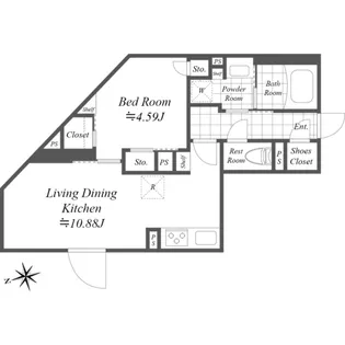 Reve Residence 白金台の間取り