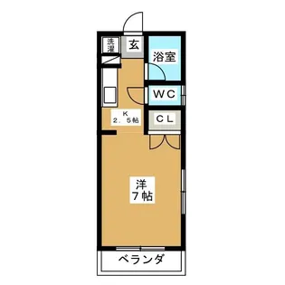 グリーンハウスII【1階】の間取り