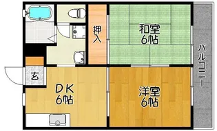 ジョイフルKII【2階】の間取り