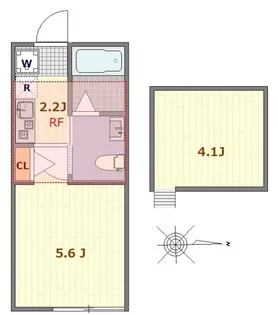 MADINA MAISON富岡【2階】の間取り